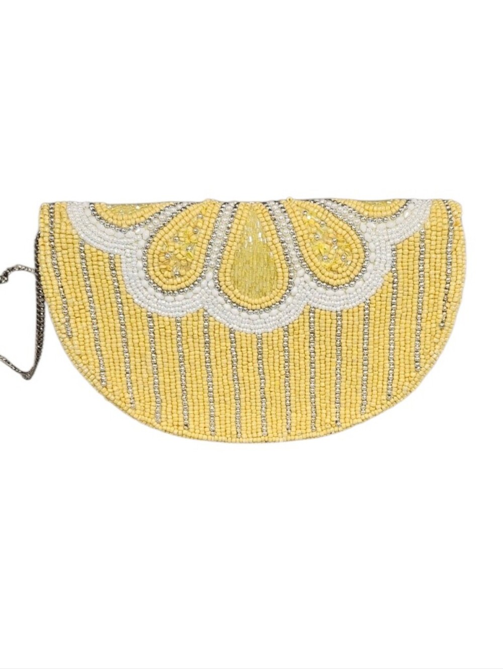 Studio 12 NWT Viral Beaded Lemon Wedge Crossbody Purse - Picture 3 of 13